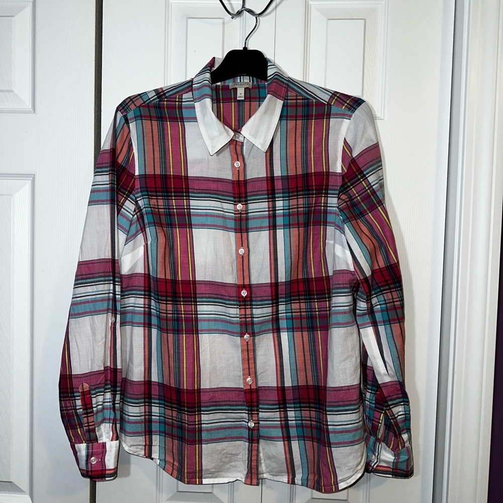 Talbots Button Up Top